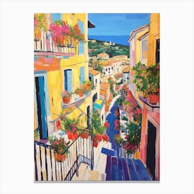 Sorrento Italy 2 Fauvist Painting Canvas Print