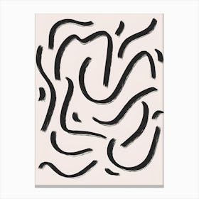 Wavy Lines Canvas Print