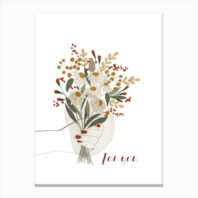 Flowers For You Canvas Print
