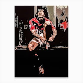 Soccer Player Rooney Canvas Print