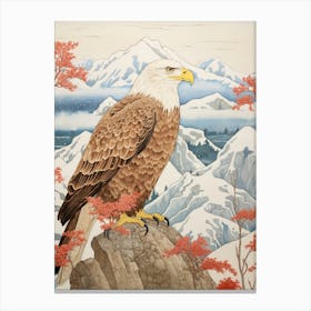 Bird Illustration Eagle 4 Canvas Print
