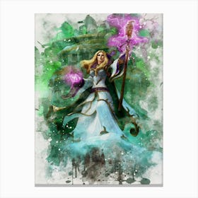 Aegwynn World Of Warcraft 1 Canvas Print