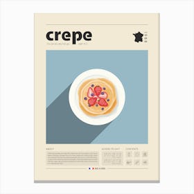 Crepe Canvas Print