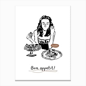 Bon Appetit Canvas Print