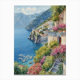 Amalfi Coast Canvas Print