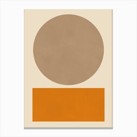 Minimalist geometric shapes 6 Canvas Print