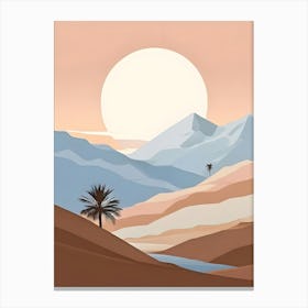 Desert Landscape 30 Canvas Print