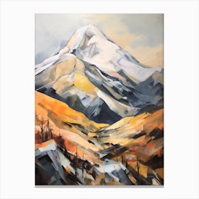 Ben Oss Scotland Mountain Painting Canvas Print