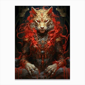 Cat Of The Gods 2 Canvas Print