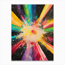 Space Burst Canvas Print