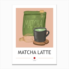 Matcha Latte Canvas Print