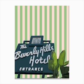 Beverly Hills Hotel Canvas Print