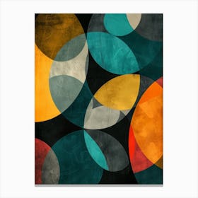 Abstract Circles 40 Canvas Print