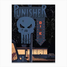 Punisher Dies Film Movie Canvas Print