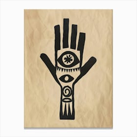 Shaman'S Hand Canvas Print