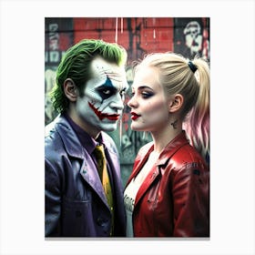 Joker Couple Canvas Print