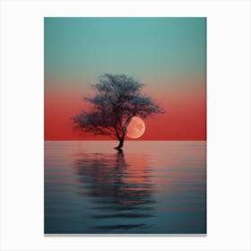 Ocean Dusk | Surrealism Canvas Print