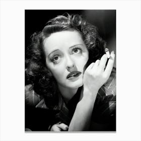 American Actress Bette Davis Dark Victory Canvas Print