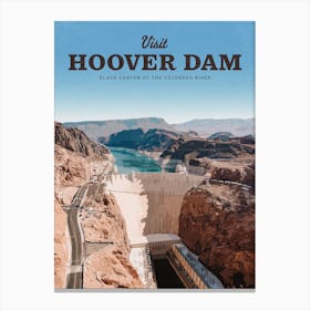 Hoover Dam Canvas Print