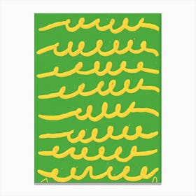 Wavy Lines 2 Canvas Print