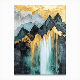 Wicklow Golden Peaks - Minimalist Grandeur Canvas Print