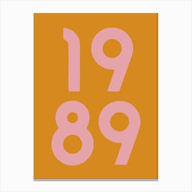 1989! 1 Canvas Print