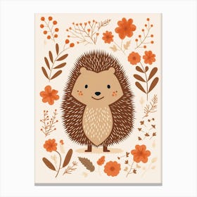 Baby Animal Illustration  Porcupine 7 Canvas Print