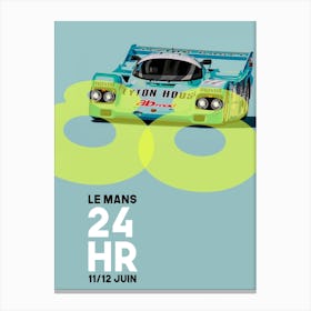 1988 Le Mans Porsche 962 Canvas Print