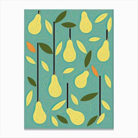 Avocado Illustration 3 Canvas Print