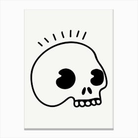 Skull Illustration Canvas Print