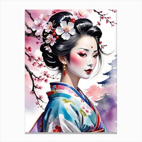 Japanese Girl 1 Canvas Print