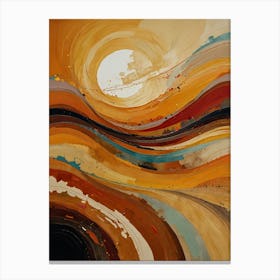 Abstract Landscape Painting 1 Canvas Print