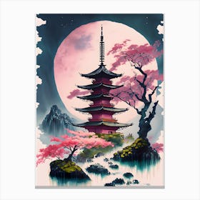 Japanese Landscape Painting (5) Canvas Print