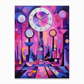 Time Abstract Geometric Illustration 3 Canvas Print