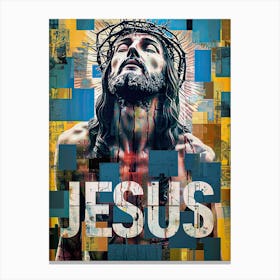 The Crucified King | Jesus Poster Canvas Print