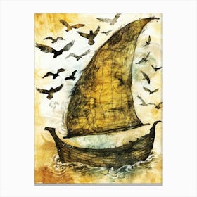 Viking Ship 1 Canvas Print