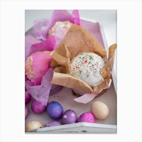 Easter Donuts 1 Canvas Print