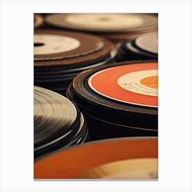 Vinyl Records 2 Canvas Print