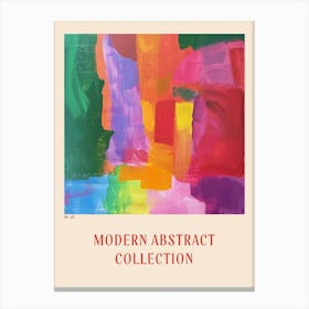Modern Abstract Collection Poster 85 Canvas Print