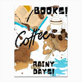 Brew Coffee Print Canvas Print