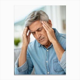 Senior Man With Headache 1 Toile