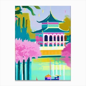 Summer Palace, China Abstract Still Life Canvas Print