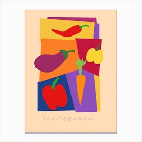 Matisse French Vegetable Cutout Canvas Print