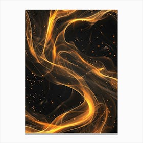 Abstract Flames 4 Canvas Print