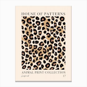 House Of Patterns Leopard Animal Print Pattern 2 Canvas Print