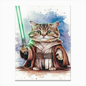 Star Wars Cat 1 Canvas Print