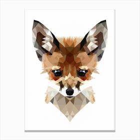 Fox Print Canvas Print