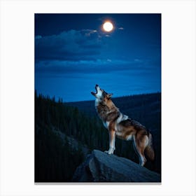 Howling Wolf 11 Canvas Print