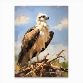 Bird Painting Osprey 2 Canvas Print