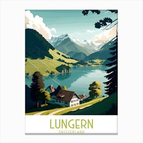 LungernTravel Poster Canvas Print